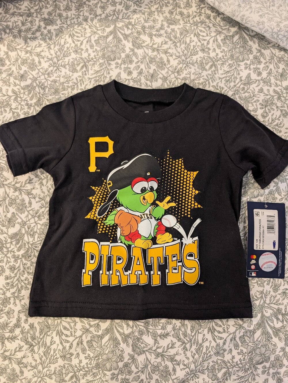 Pittsburgh Pirates Baseball Baby T-shirt 12 Months